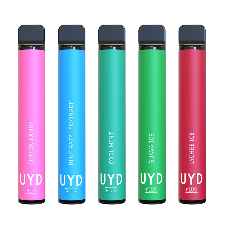 2022 Hot Selling Factory Price Directly 800 Puff 550mAh Uyd Plus Disposabel Vape Pen Vape Juice Vape Pod "Lush Bubble Bars"