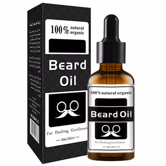 Le liquide naturel de soin de barbe d'OEM nourrissent l'huile essentielle de croissance de barbe